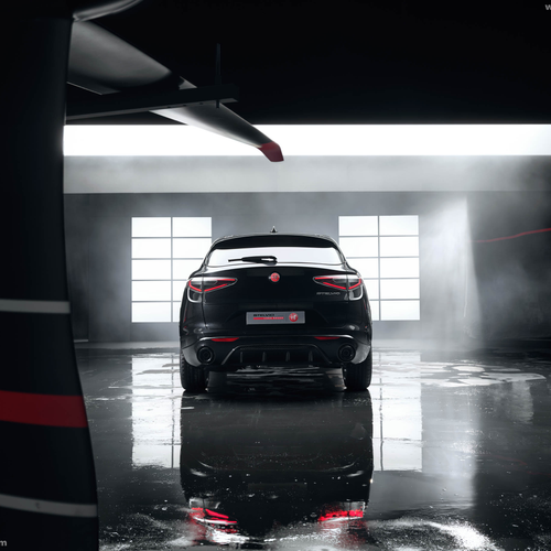 2027 Alfa Romeo Stelvio Luna Rossa Rear View